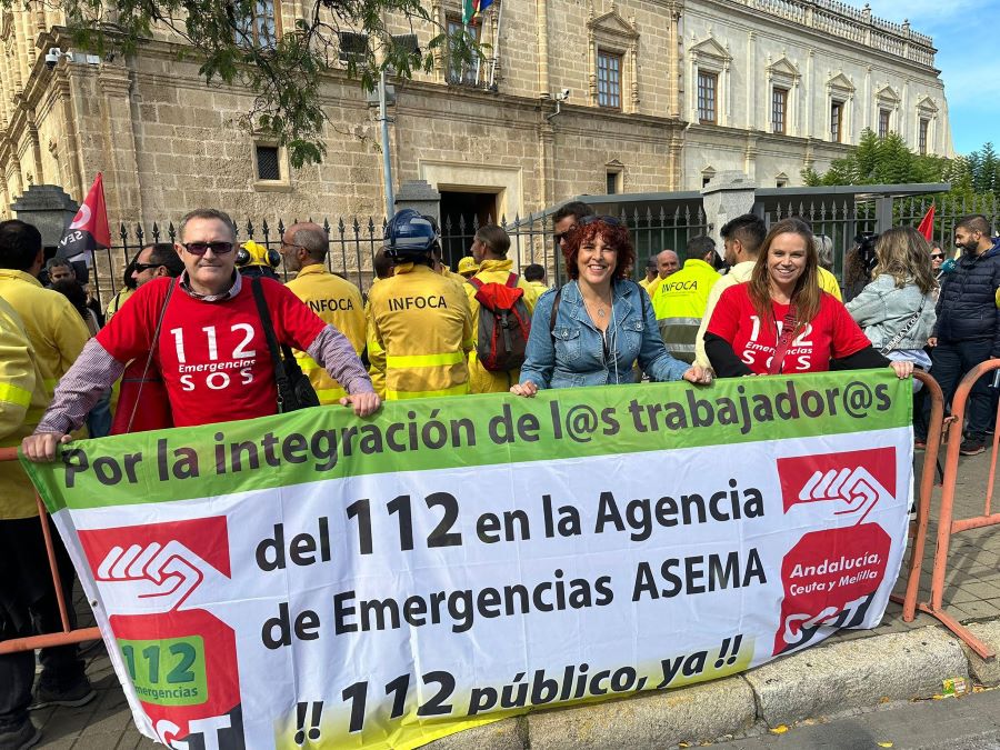 Tercera jornada de paros en 112 Andalucía